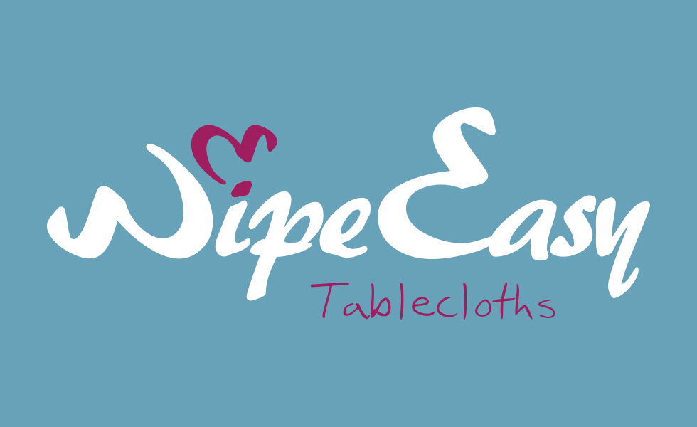 Web and logo design, Wipe Easy Tablecloths. Greensplash Design