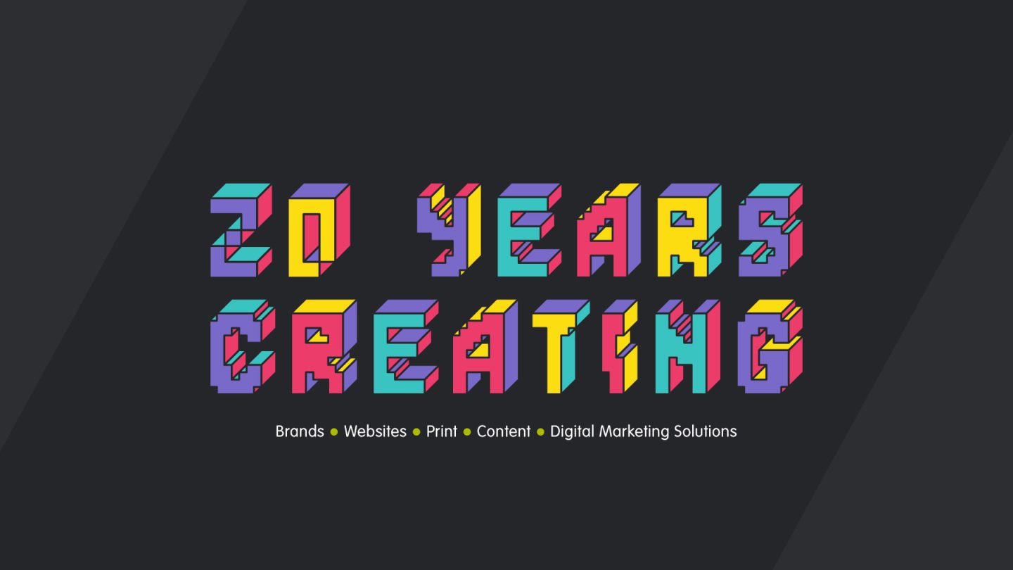 20 years creating logos, websites, print, content and marketing.