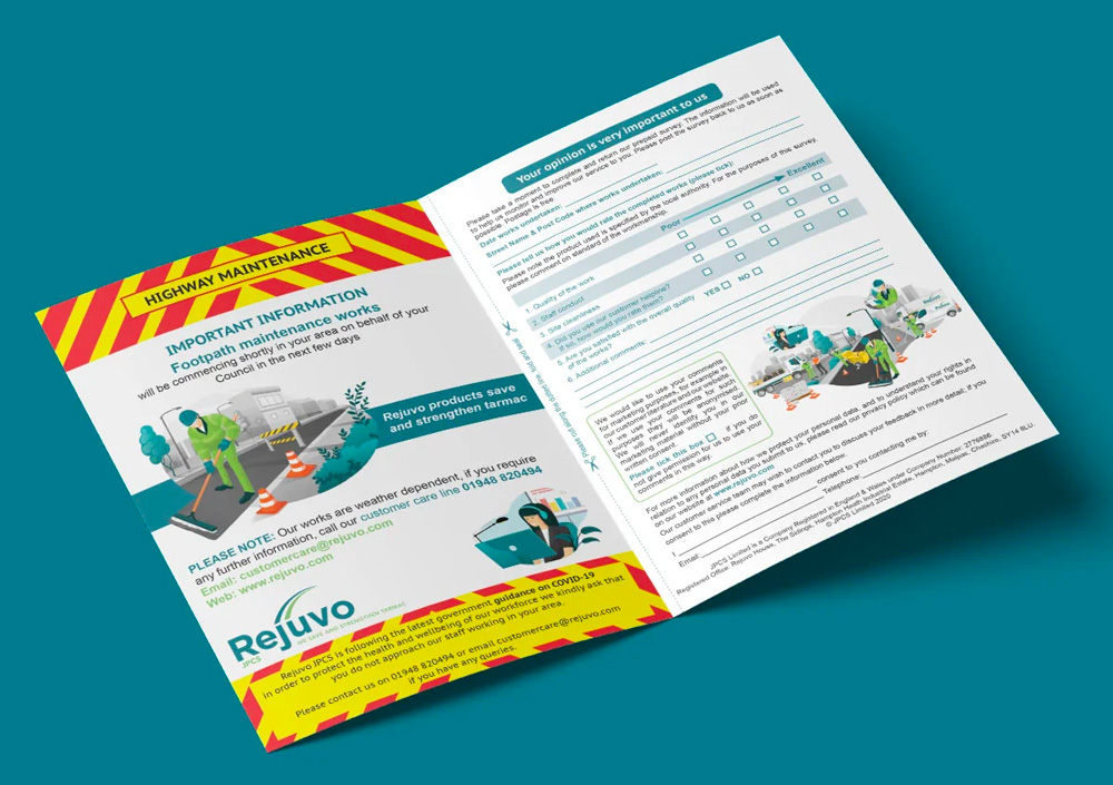 Rejuvo JPCS print design by Greensplash Design