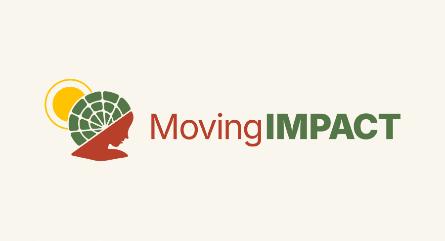 Moving IMPACT logo design, Greensplash Design