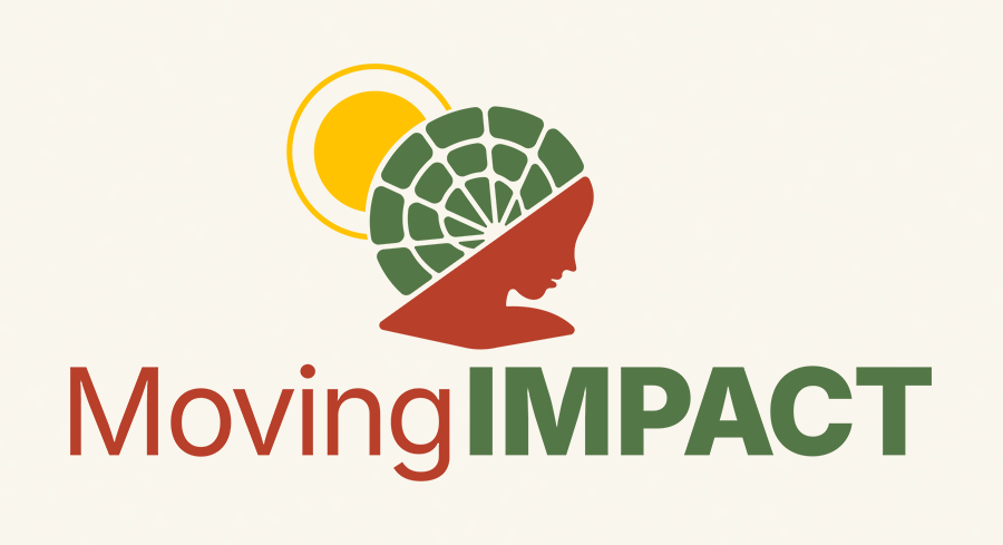 Moving IMPACT logo design, Greensplash Design